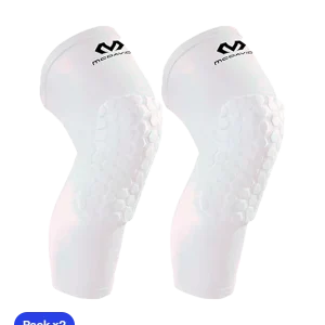 Rodilleras McDavid Hex Largas Blanco 6446 (x2)