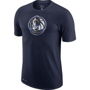 Nike nba dallas mavericks camiseta manga corta azul