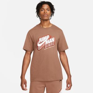 Nike jordan jumpman camiseta marrón